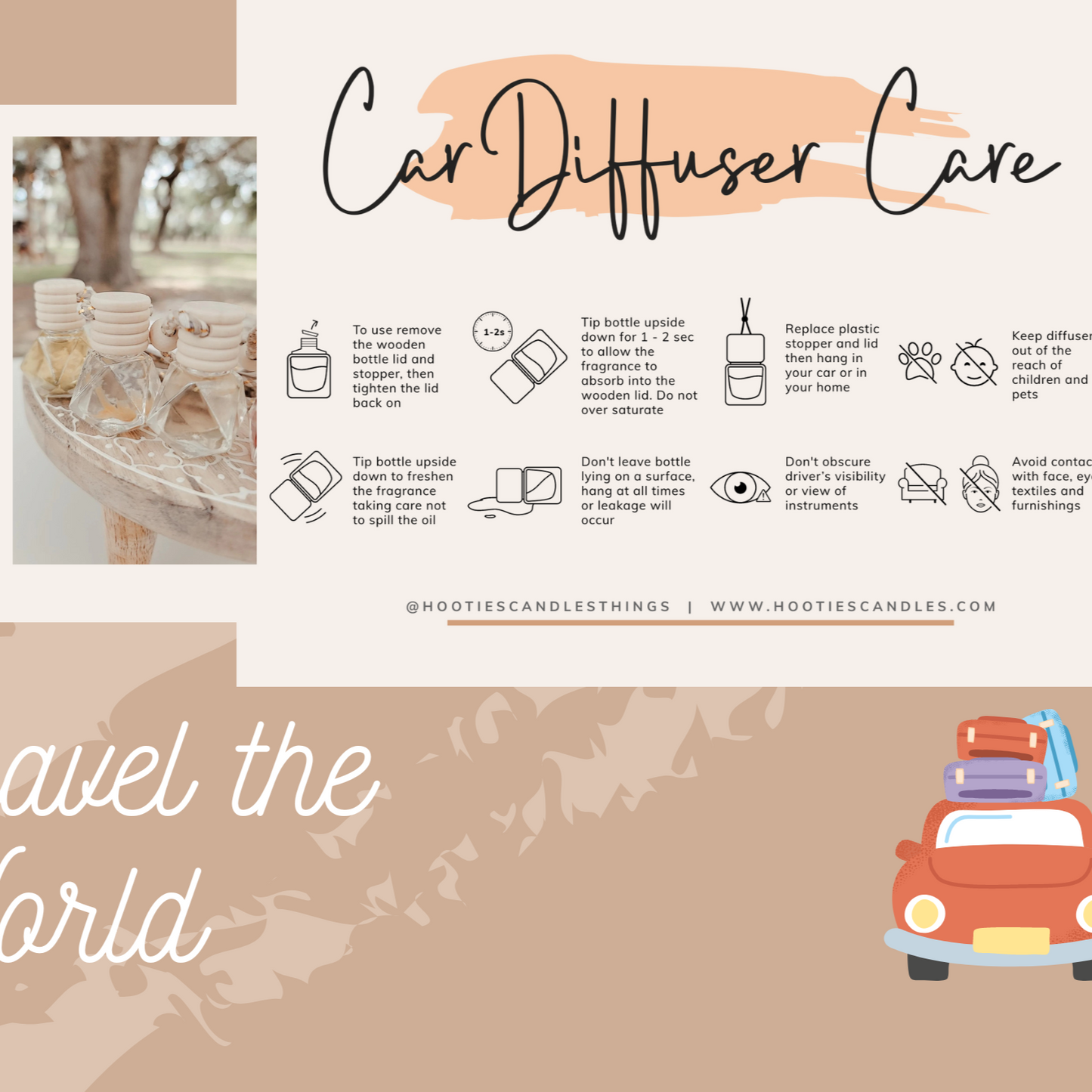 Beach Linen Car Diffuser