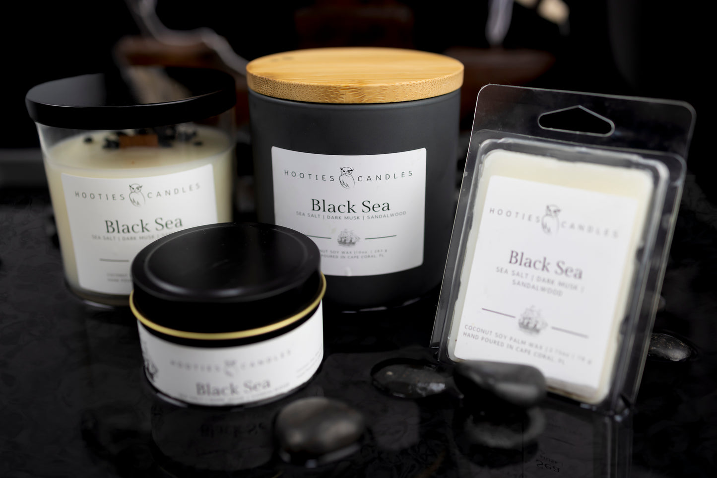 Black Sea Wax Melts | Candle Wax Melts | Hooties Candles