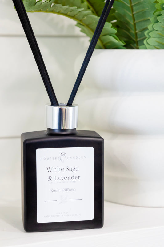 White Sage and Lavender Home Reed Diffuser