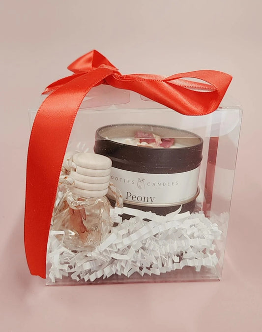 Candle and Car Diffuser Gift Set