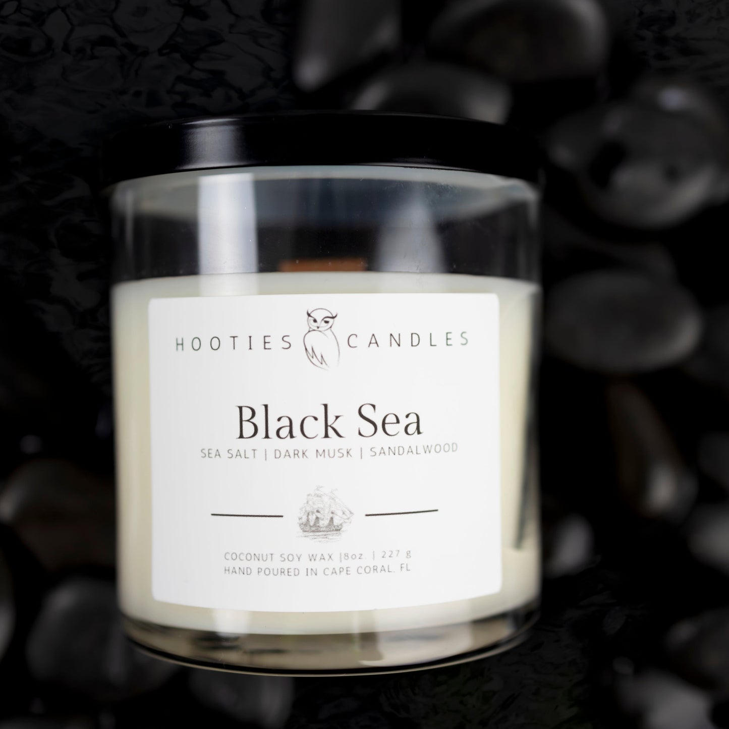 Black Sea Soy Candle | Soy Candles Near Me | Hooties Candles