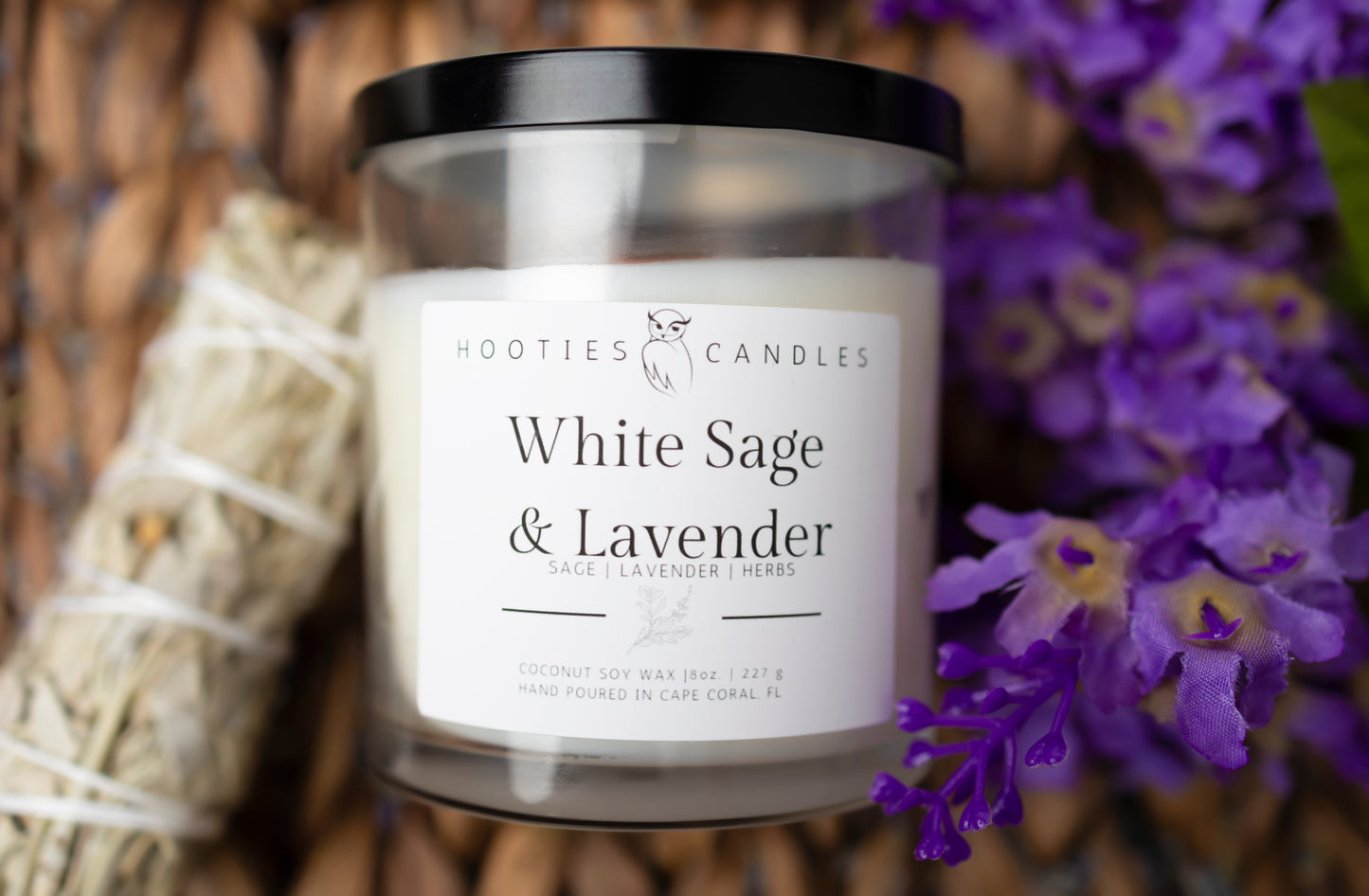 Soy Wax Candles - Lavender + Sage